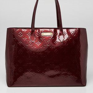 LOUIS VUITTON Handbag M91493 Sherwood PM Monogram Vernis wine-red Wome –